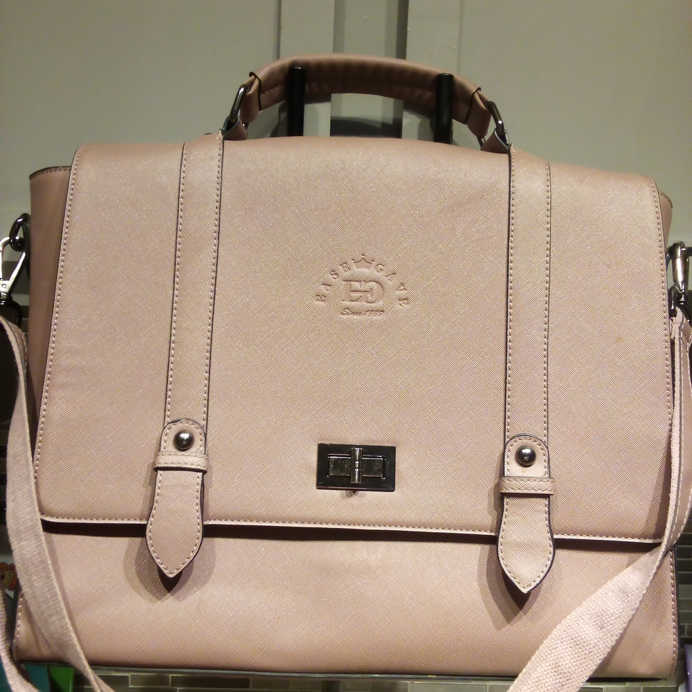 Burberry Beige Leather Satchel